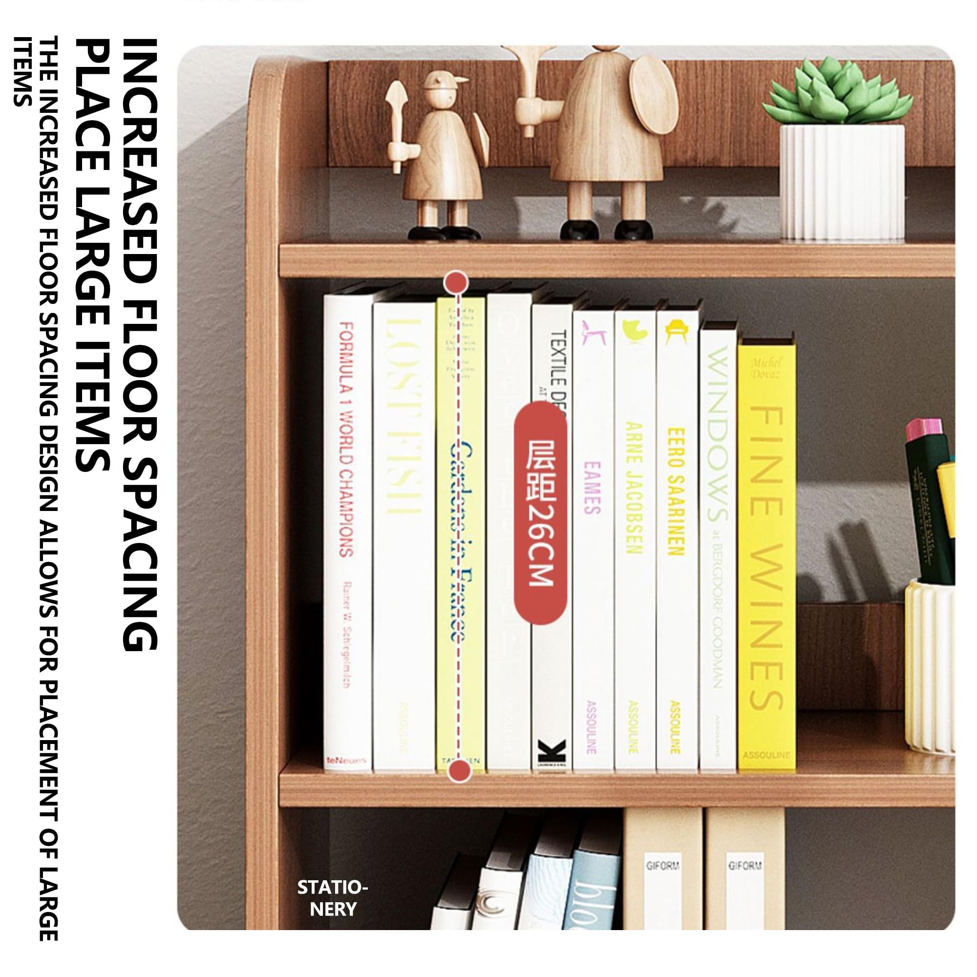 Amazon｜FUKEFUZ 本棚、カラーボックス、補強された背面の本棚、収納