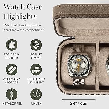 Amazon.co.jp: ラグジュアリーレザーウォッチボックス メンズ – メンズ