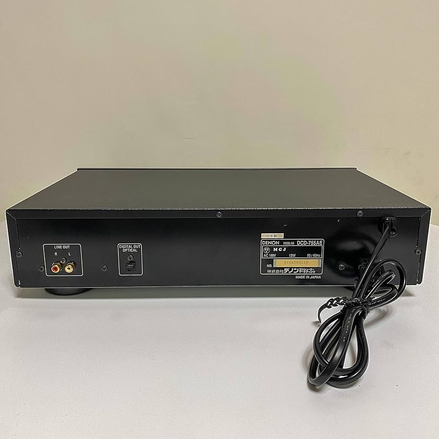 Amazon.co.jp: Denon CDプレーヤー ブラック DCD-755AE-K : 家電＆カメラ