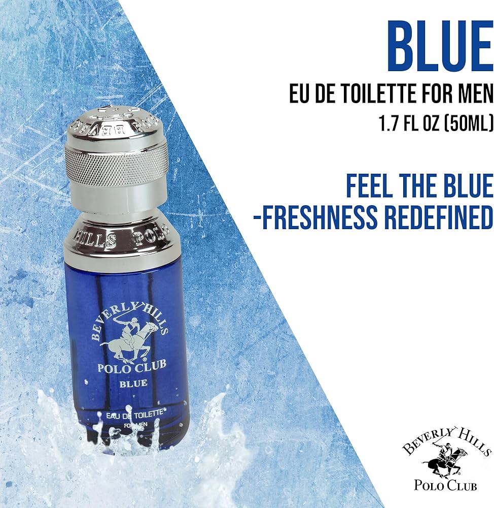 Amazon.com : Beverly Hills Polo Club Blue for Men Eau de Toilette