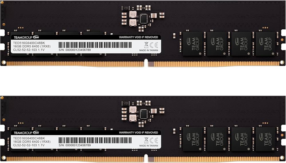 Amazon.co.jp: TEAMGROUP Elite DDR5 32GB キット (2x16GB) 6400MHz