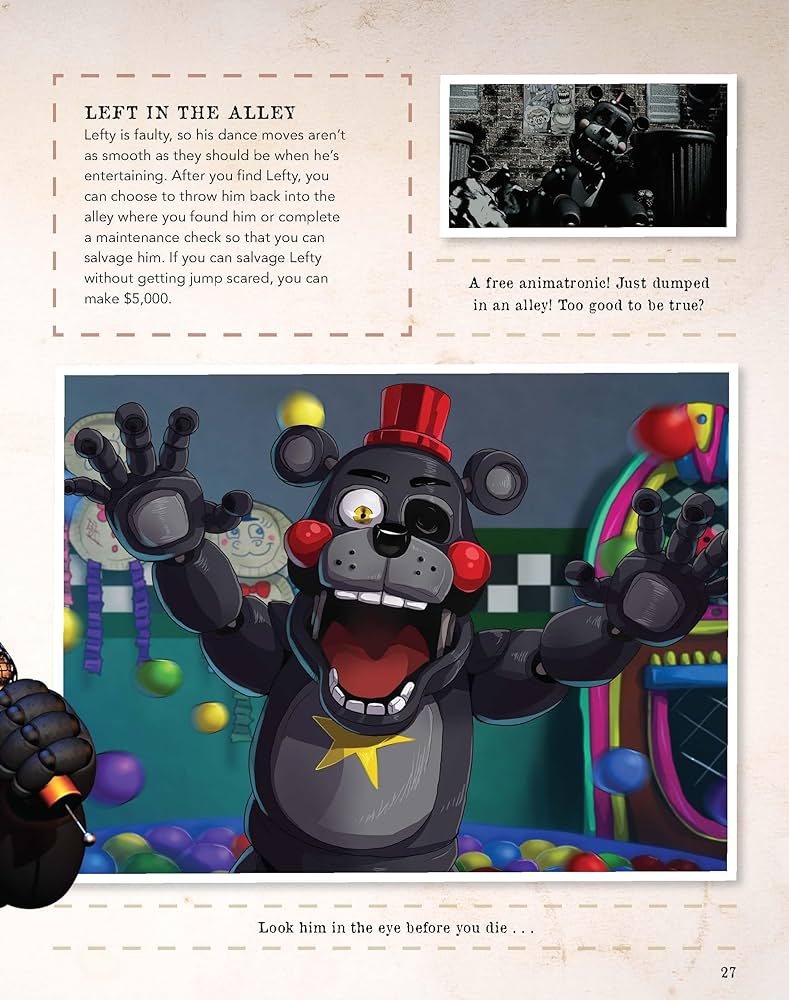 Amazon | Five Nights at Freddy's Character Encyclopedia | Cawthon