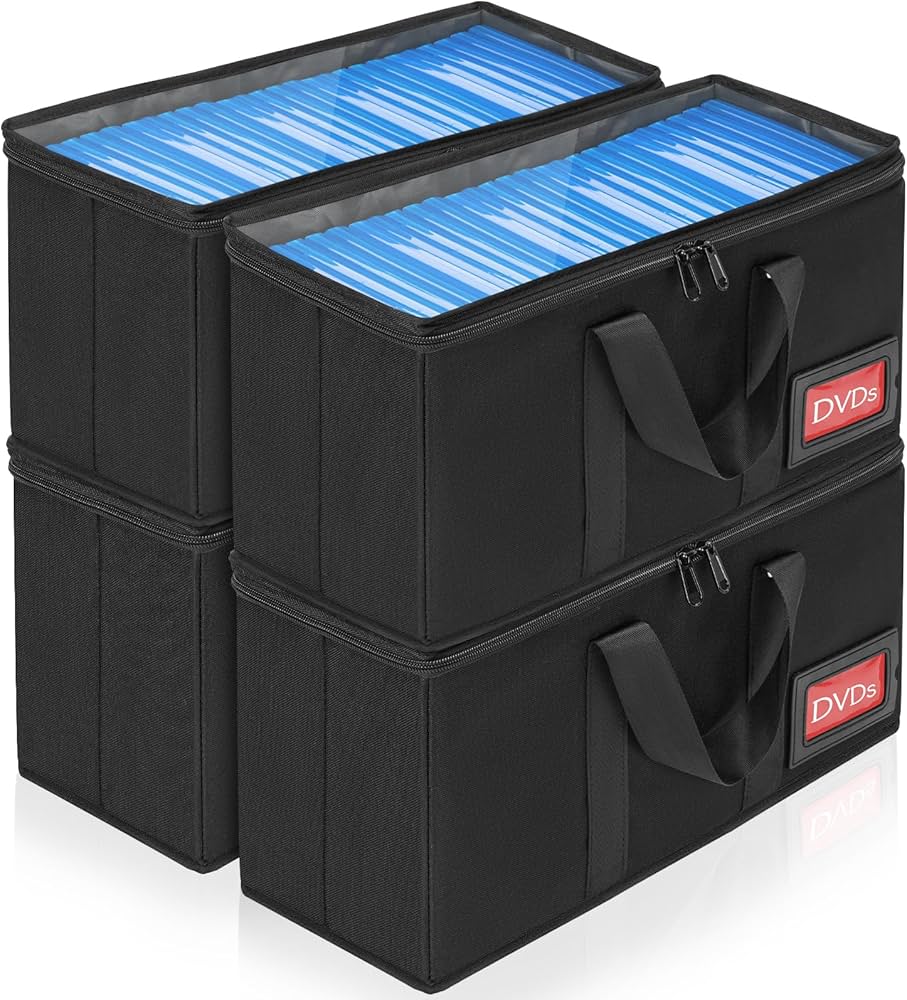 Amazon.co.jp: Negrew DVD収納 CD 透明 収納ケース 透明窓 ラベル