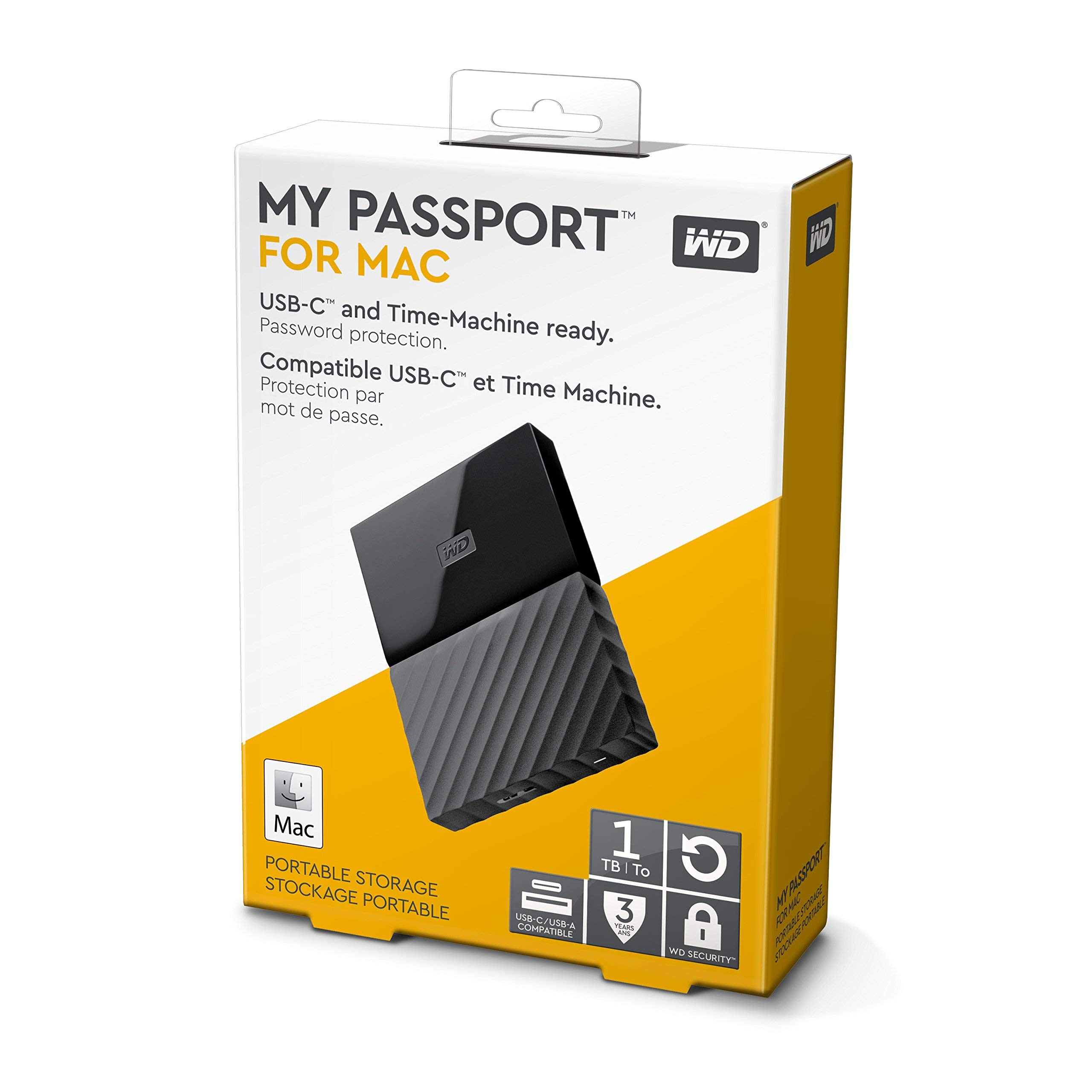Amazon.com: WD 1TB My Passport for Mac Portable External Hard