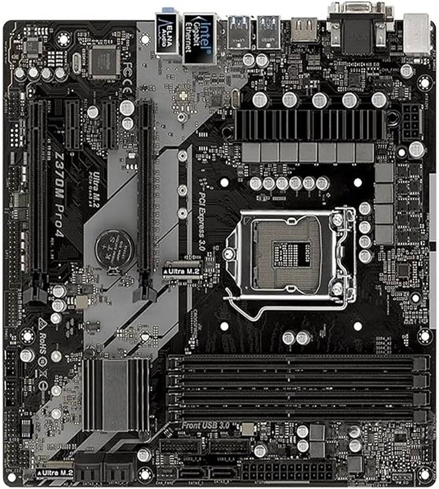 Amazon | マザーボードfit for ASRock Z370M Pro4 LGA 1151 DDR4 Z370