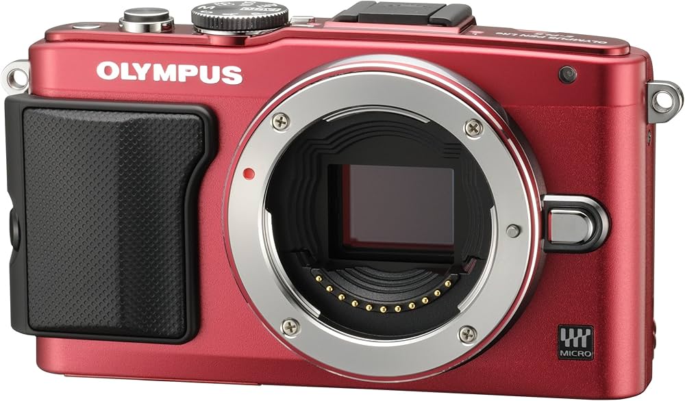 Amazon | OLYMPUS ミラーレス一眼 PEN Lite E-PL6 ボディ レッド E-PL6