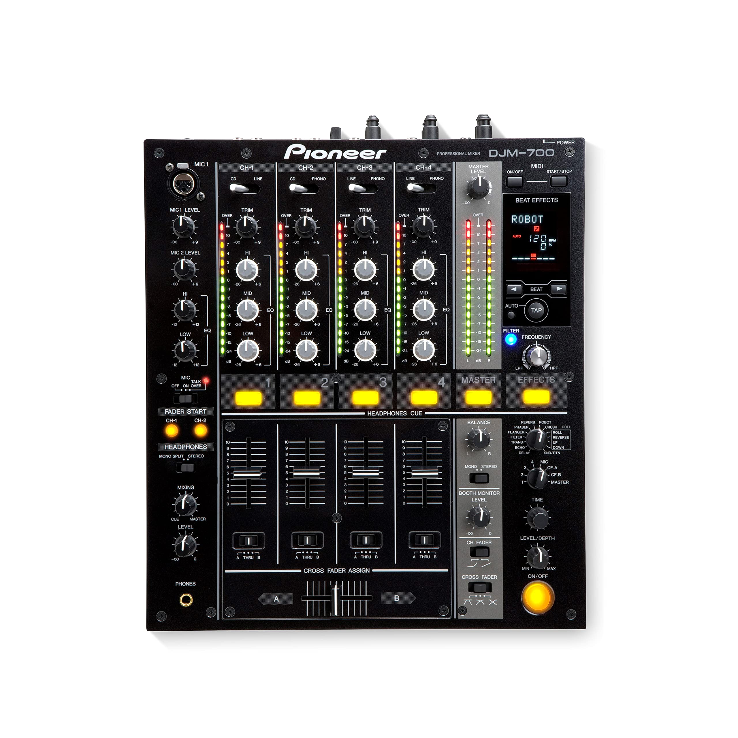 Amazon | Pioneer DJミキサー ブラック DJM-700-K | DJミキサー | 楽器