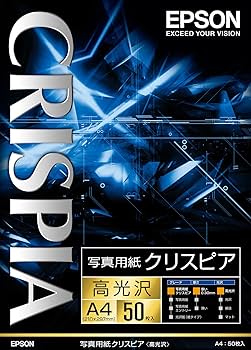 Amazon | エプソン 写真用紙クリスピアA4 50枚 KA450SCKR | フォト用紙