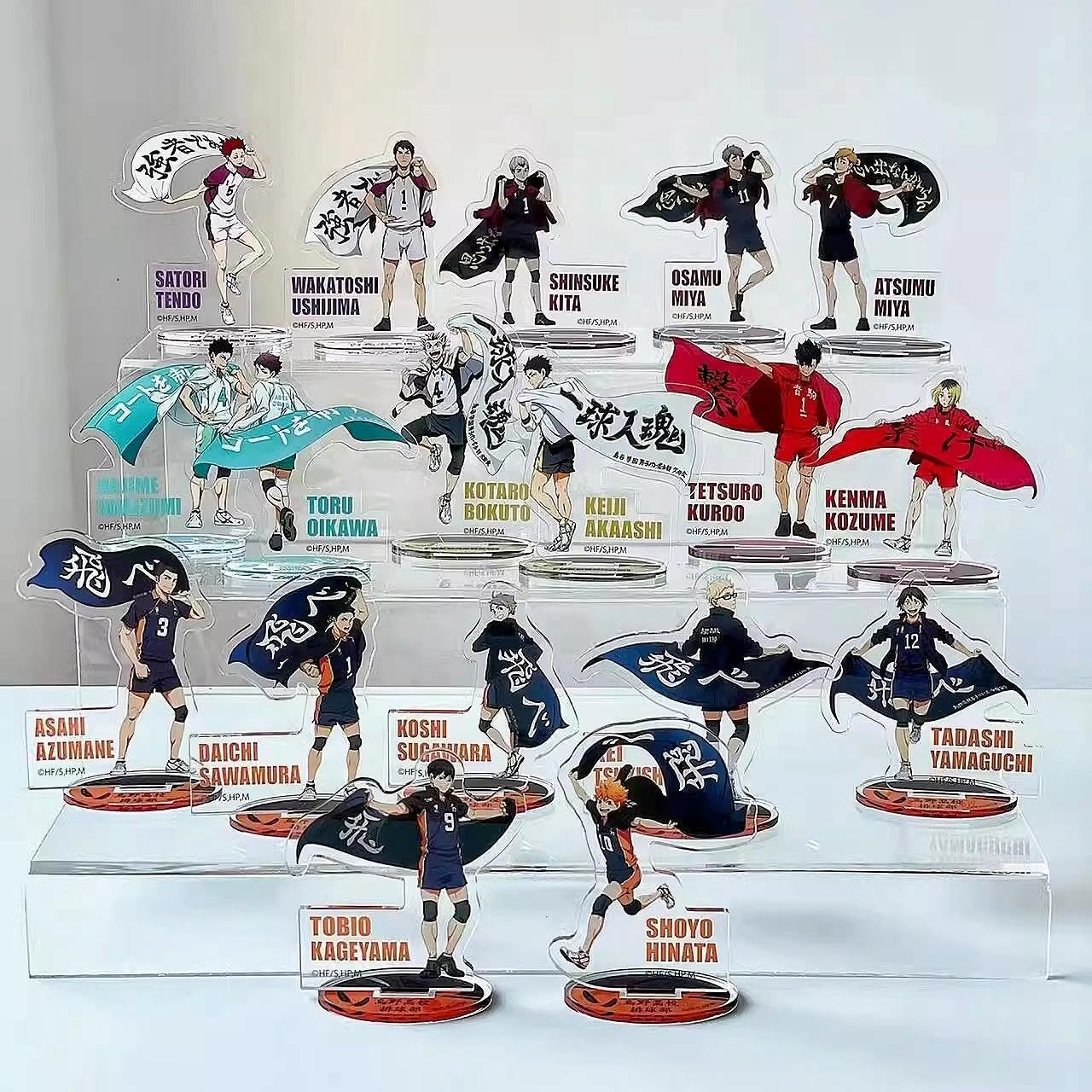 Amazon | Ywako ハイキュー アクリルスタンド 2点セット 日向翔陽 影山