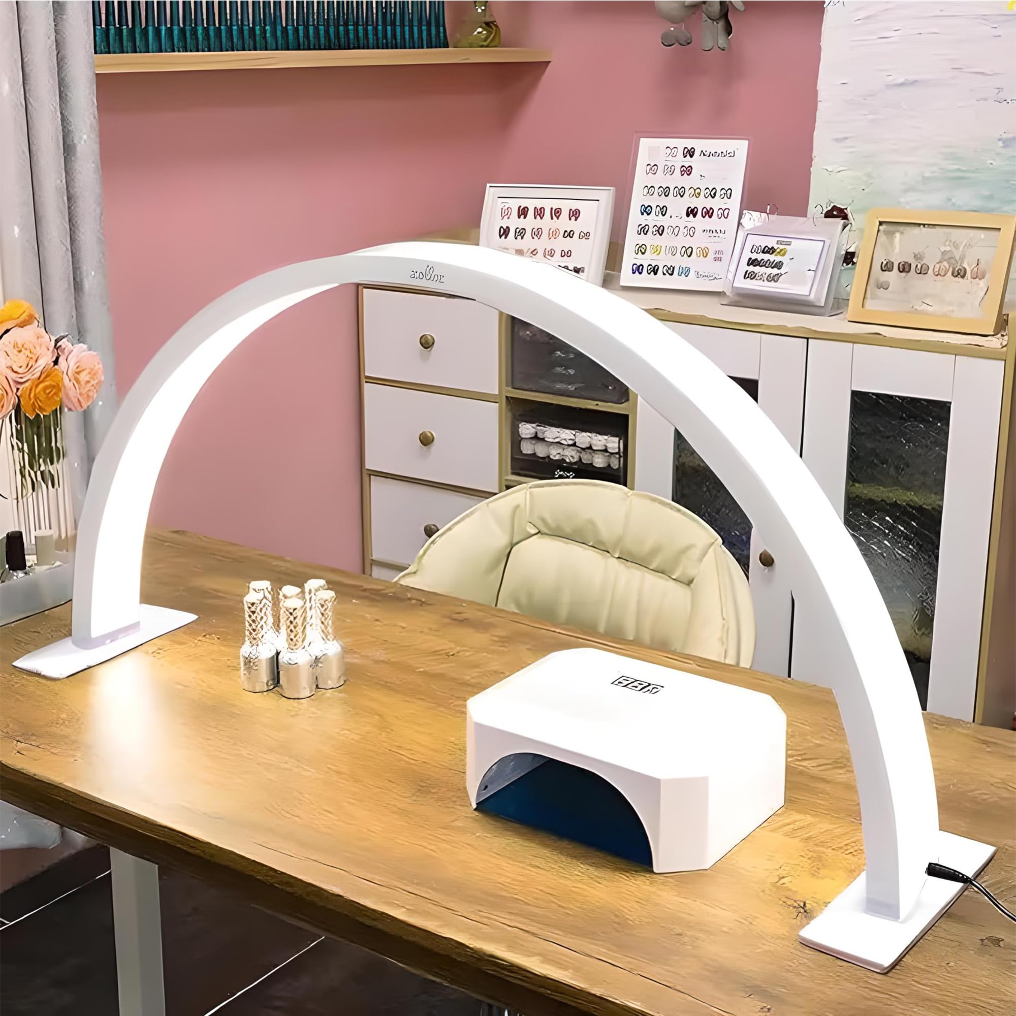 Amazon.co.jp: XOLLOZ ハーフムーンネイルデスクランプ – ネイルテック