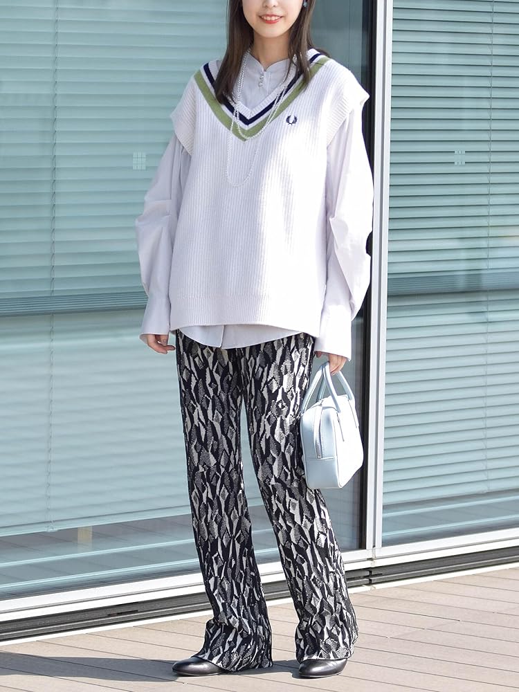 Amazon | [レイビームス] ニット セーター FRED PERRY 別注 チルデン