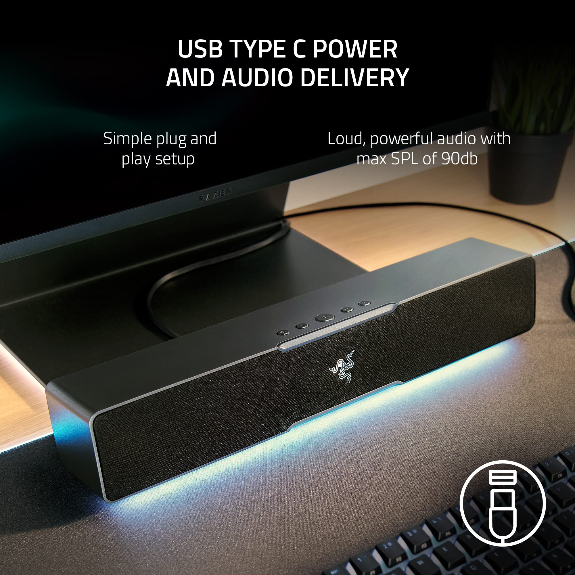Amazon.com: Razer Leviathan V2 X PC Soundbar with Full-Range