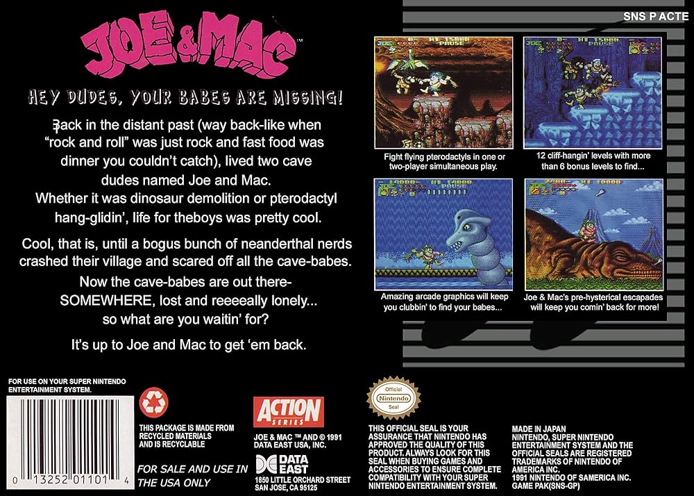 Amazon.com: Joe & Mac : Video Games