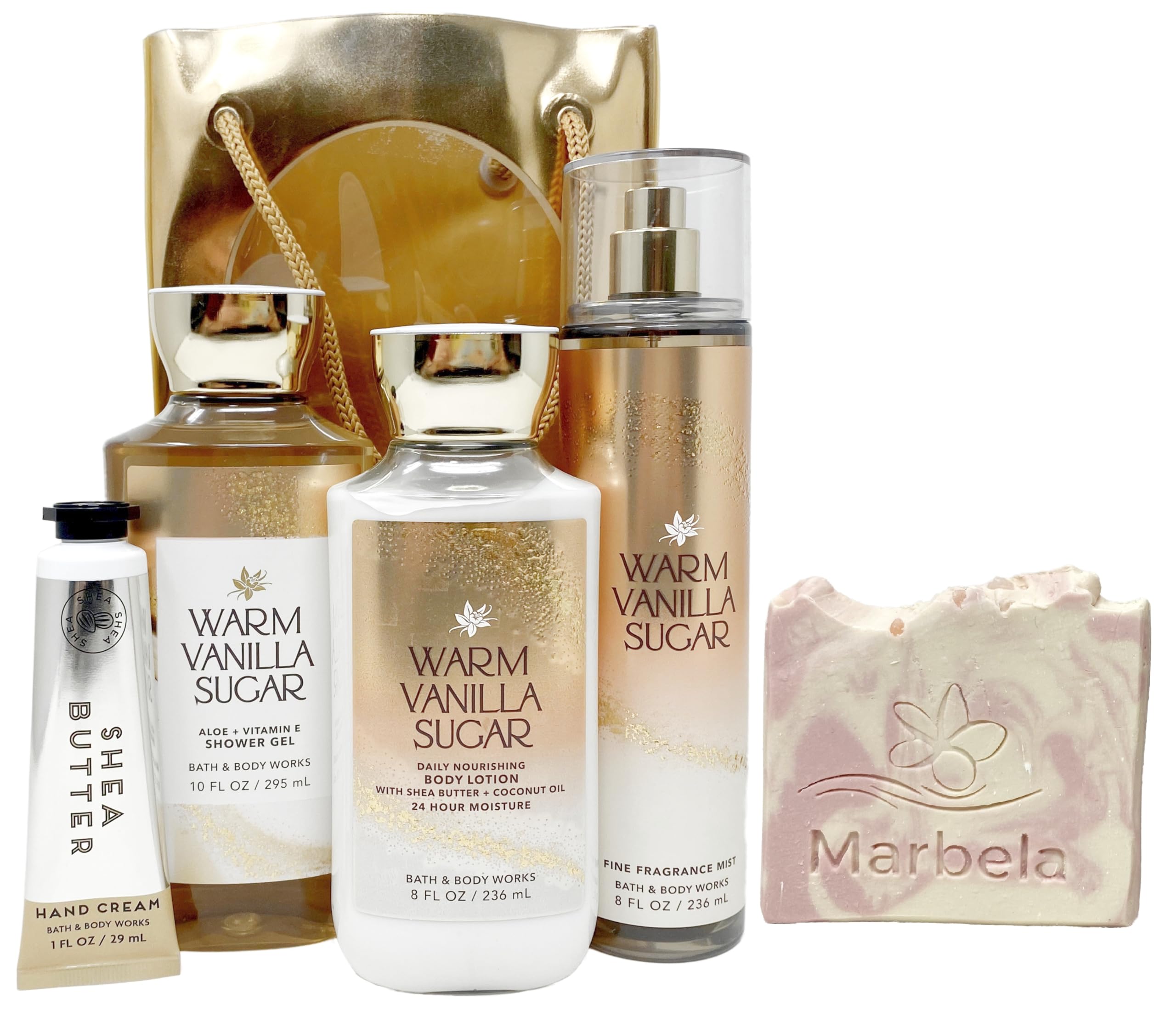 Amazon.com : Bath & Body Works Warm Vanilla Sugar Gift Bag Set
