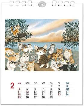 Amazon.co.jp: わちふぃーるど(Wachifield) ダヤン 2024年 カレンダー