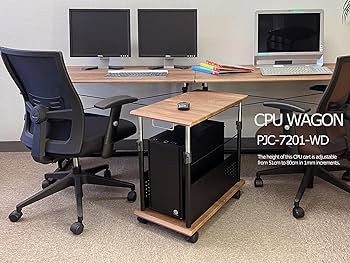 Amazon.co.jp: PJC-7201-WD 【上下昇降 51~80cm】サイドデスク・L字