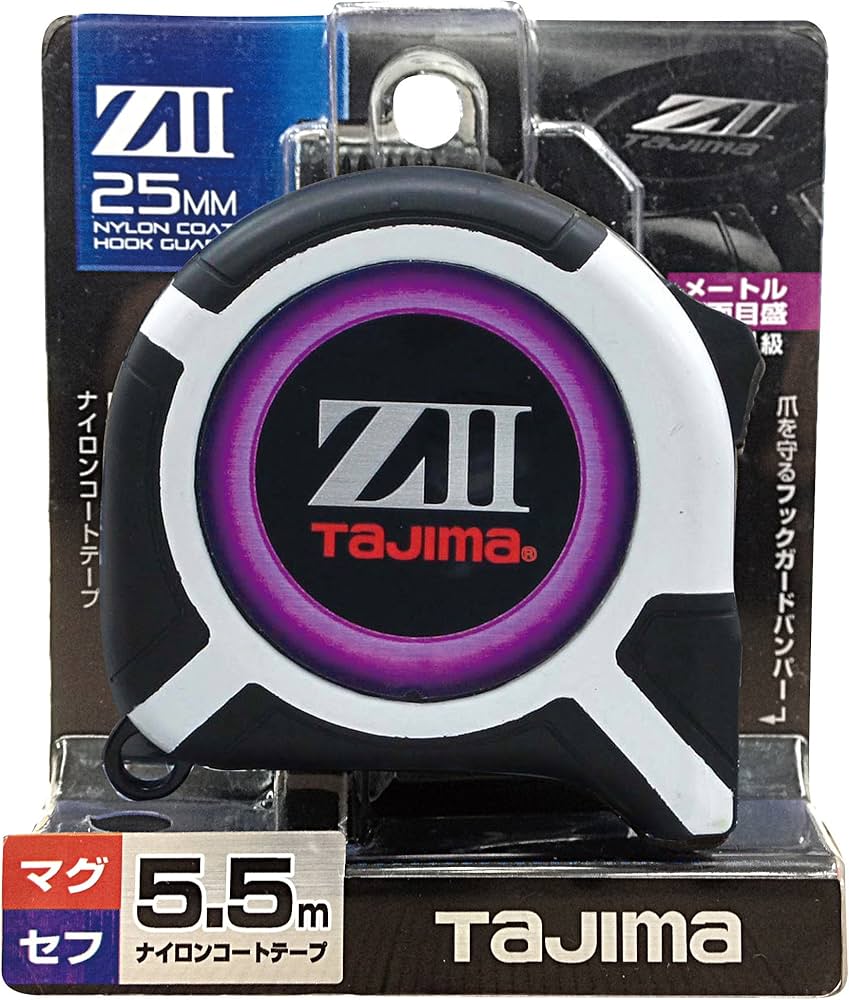 Amazon.co.jp: タジマ(Tajima) コンベックス 5.5m×25mm セフコンベZII
