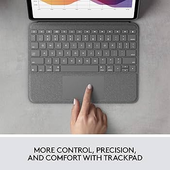 Amazon.com: Logitech Folio Touch iPad Keyboard Case with Trackpad