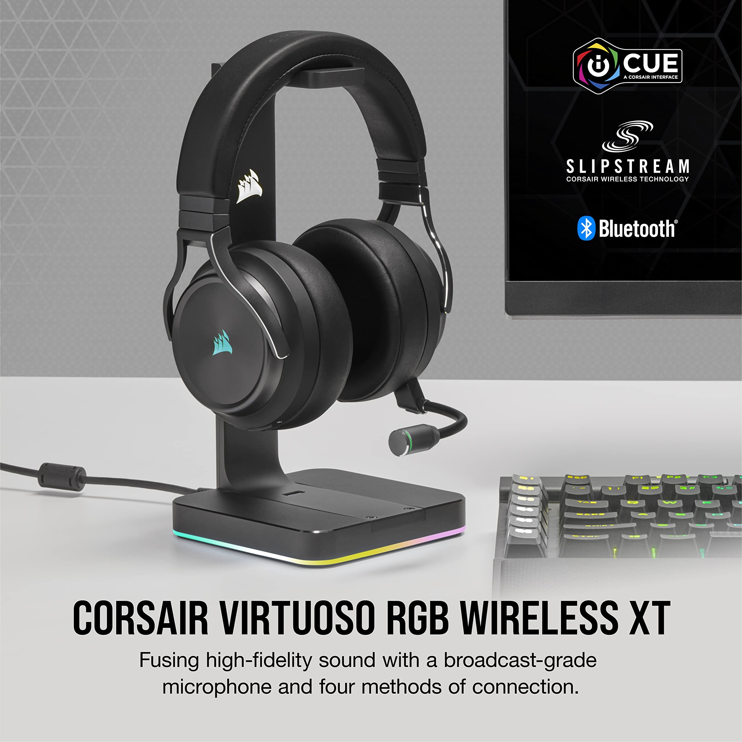 Amazon.com: Corsair Virtuoso RGB Wireless XT High-Fidelity Gaming