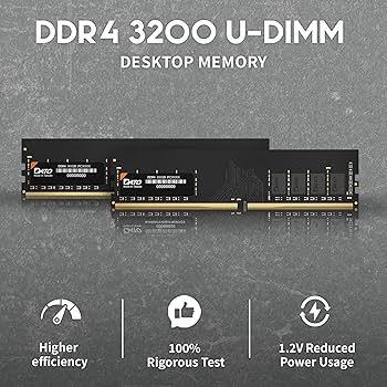 DATO DDR4 RAM 16GB 3200MHz, PC4-25600 CL22 1.2V 288-Pin Non-ECC