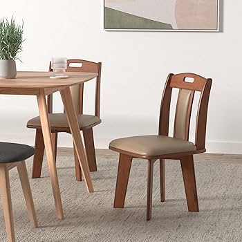 Amazon.co.jp: ビータ(Vita) 天然木ダイニング回転チェア 2脚組 幅44