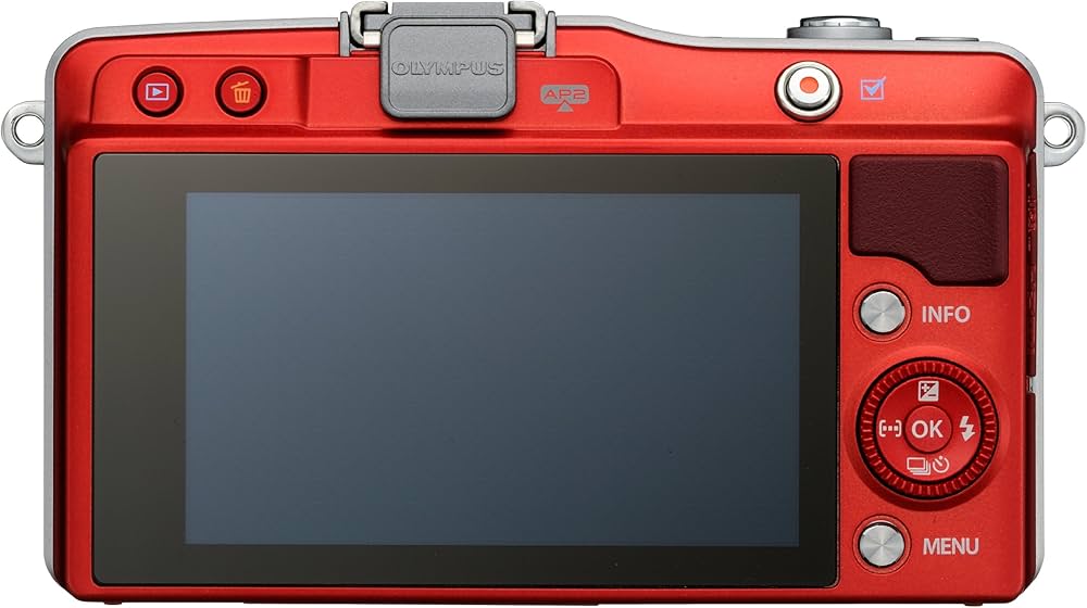 Amazon | OLYMPUS ミラーレス一眼 PEN mini E-PM2 ボディ レッド E-PM2