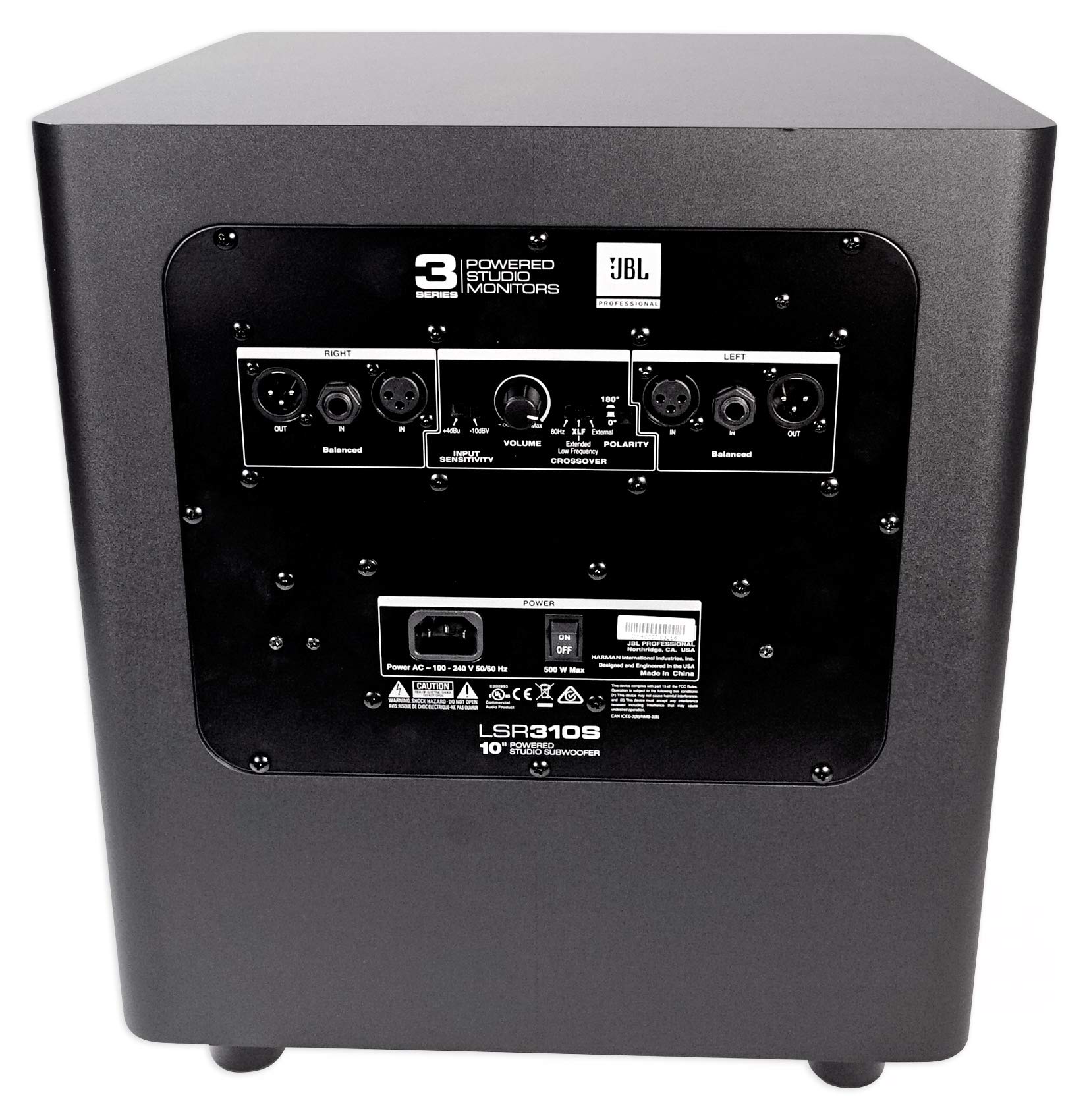 Amazon.com: JBL Professional LSR310S - Studio Monitor Subwoofer