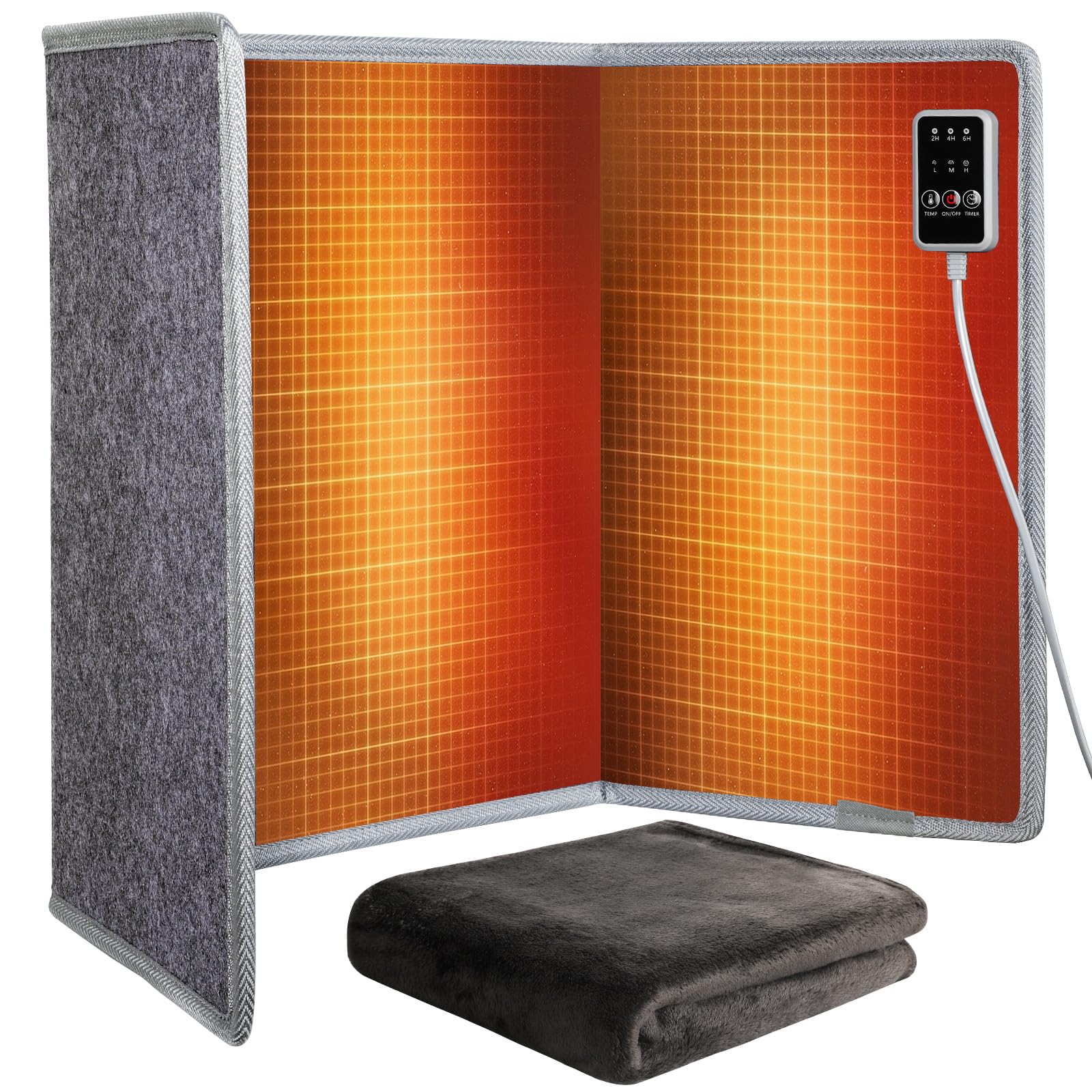Amazon | 【2025年アップグレード版】Jovirk パネルヒーター 足元