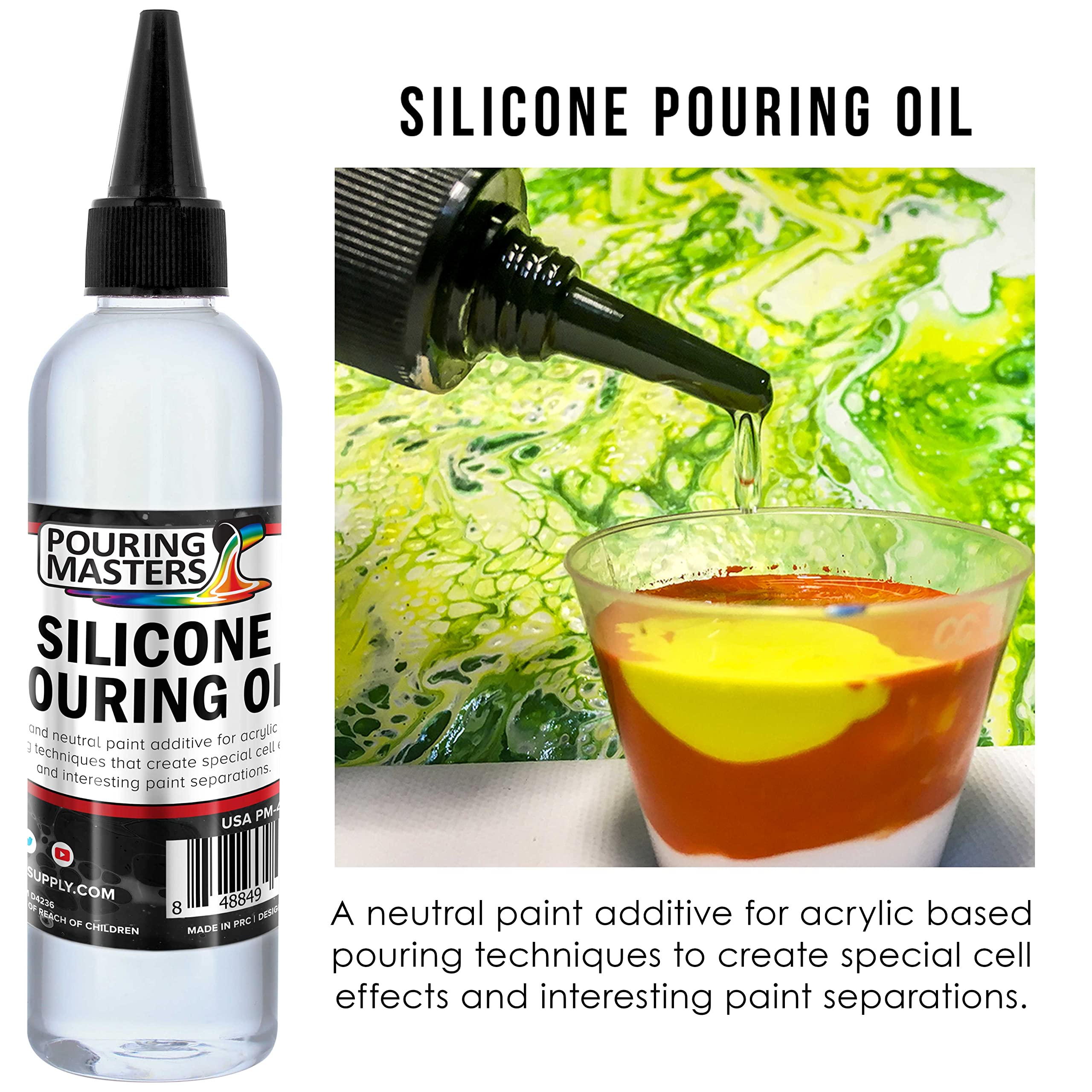 Amazon.co.jp: U.S. Art Supply フロートロール ポーリングミディアム