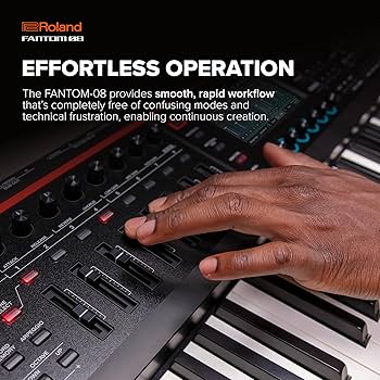 Amazon | ROLAND FANTOM-08 MUSIC WORKSTATION シンセサイザー