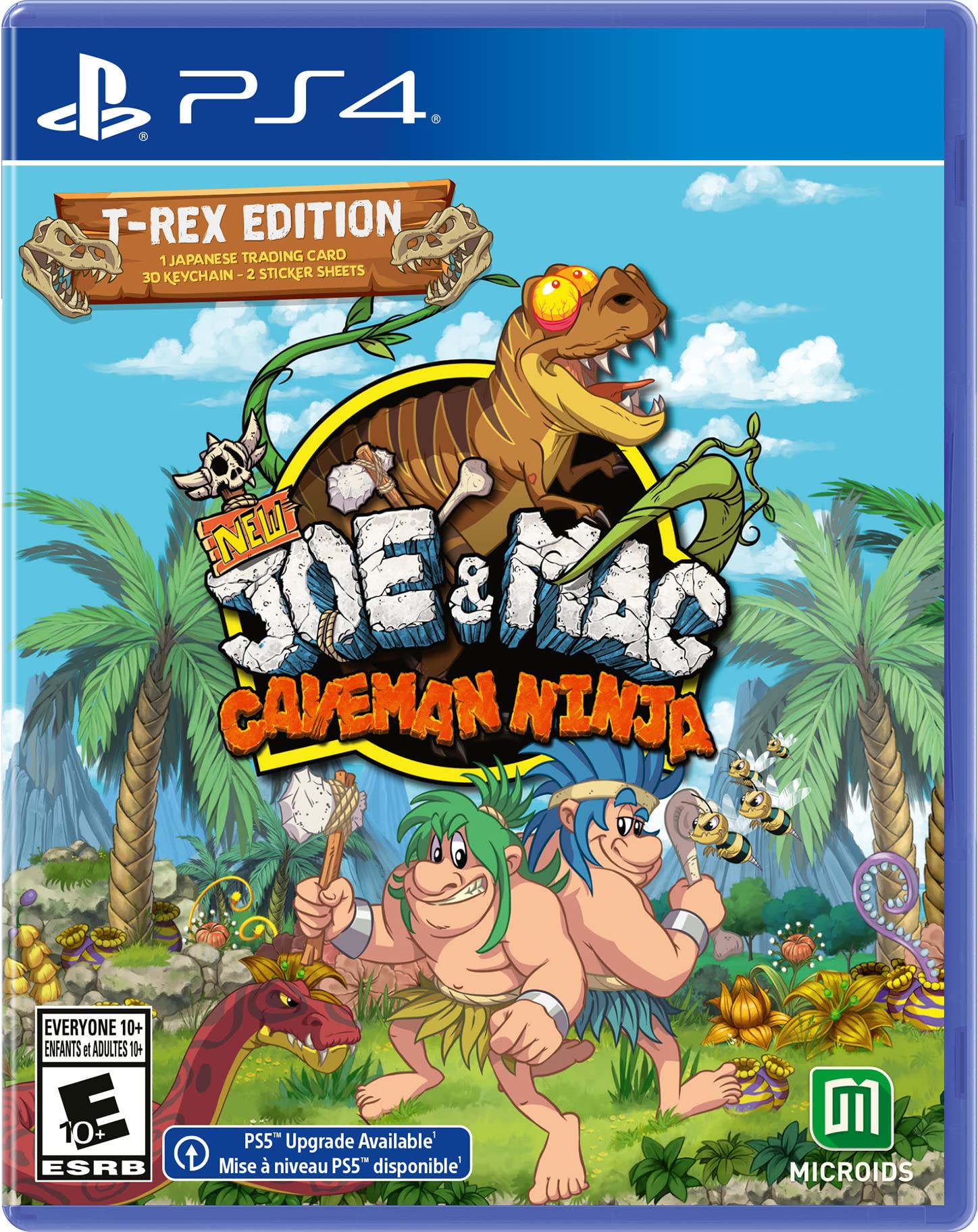 Amazon.com: New Joe and Mac: Caveman Ninja - T-Rex Edition (PS4