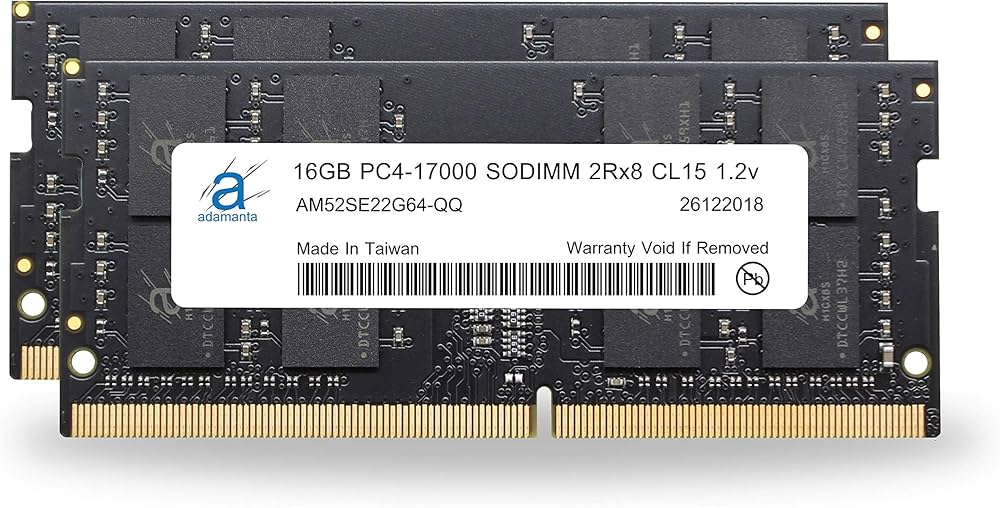Amazon.co.jp: Adamanta 32 GB ( 2 x 16gb )ノートPCメモリ