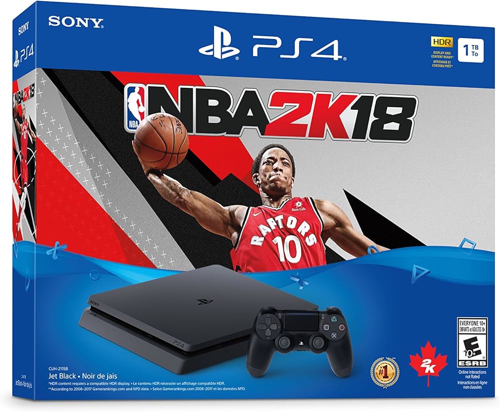 Amazon.com: Playstation 4 1TB Slim - NBA 2K18 Bundle Edition