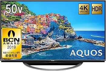 Amazon | シャープ 4K対応液晶テレビ AQUOS 4T-C50AJ1 | テレビ 通販