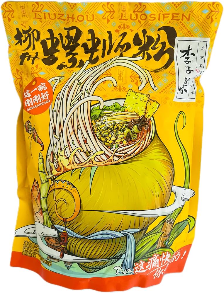 Amazon.co.jp: 李子柒 柳州螺蛳粉 ルオスーフェン 255g タニシビーフン