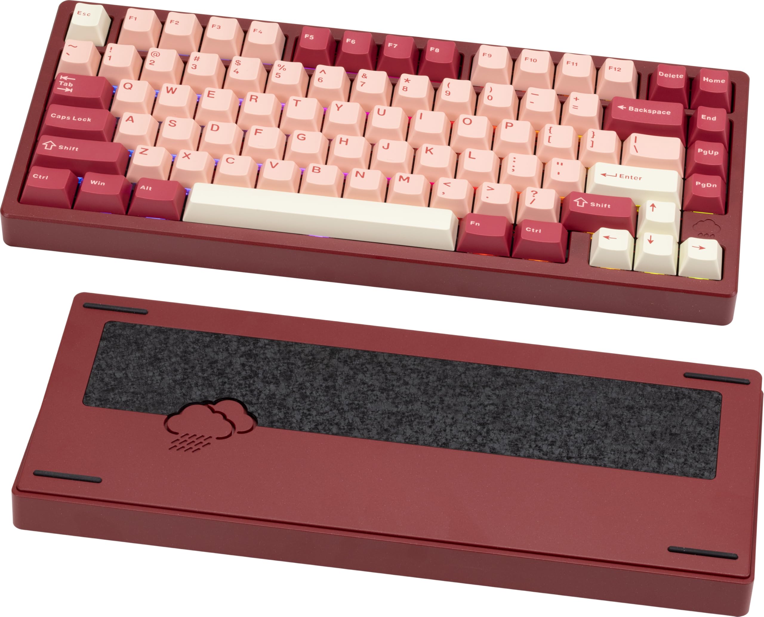 Amazon.com: KEEBMONKEY WOBKEY Rainy 75 CNC Aluminum HMX/JWK/Cocoa