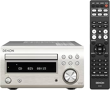 Amazon.co.jp: Denon CDミニコンポ プレミアムシルバー/チェリー [RCD