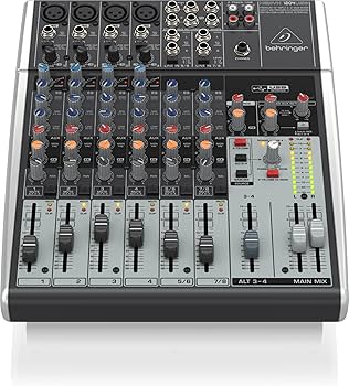 Amazon | ベリンガー アナログミキサー 12チャンネル 1ノブコンプ/USB