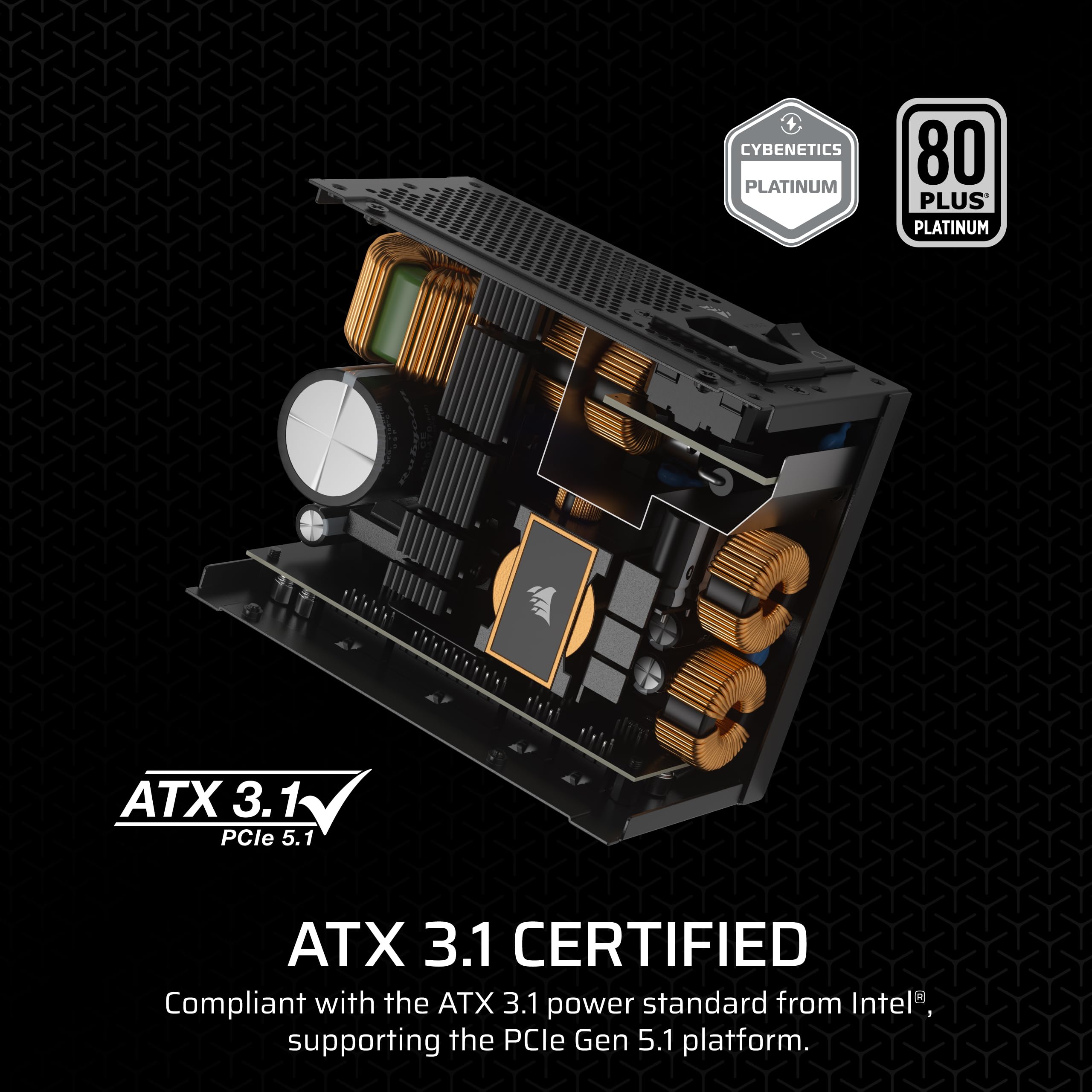 Amazon | CORSAIR SF1000 (2024) 完全モジュラー 低ノイズ 80 プラス