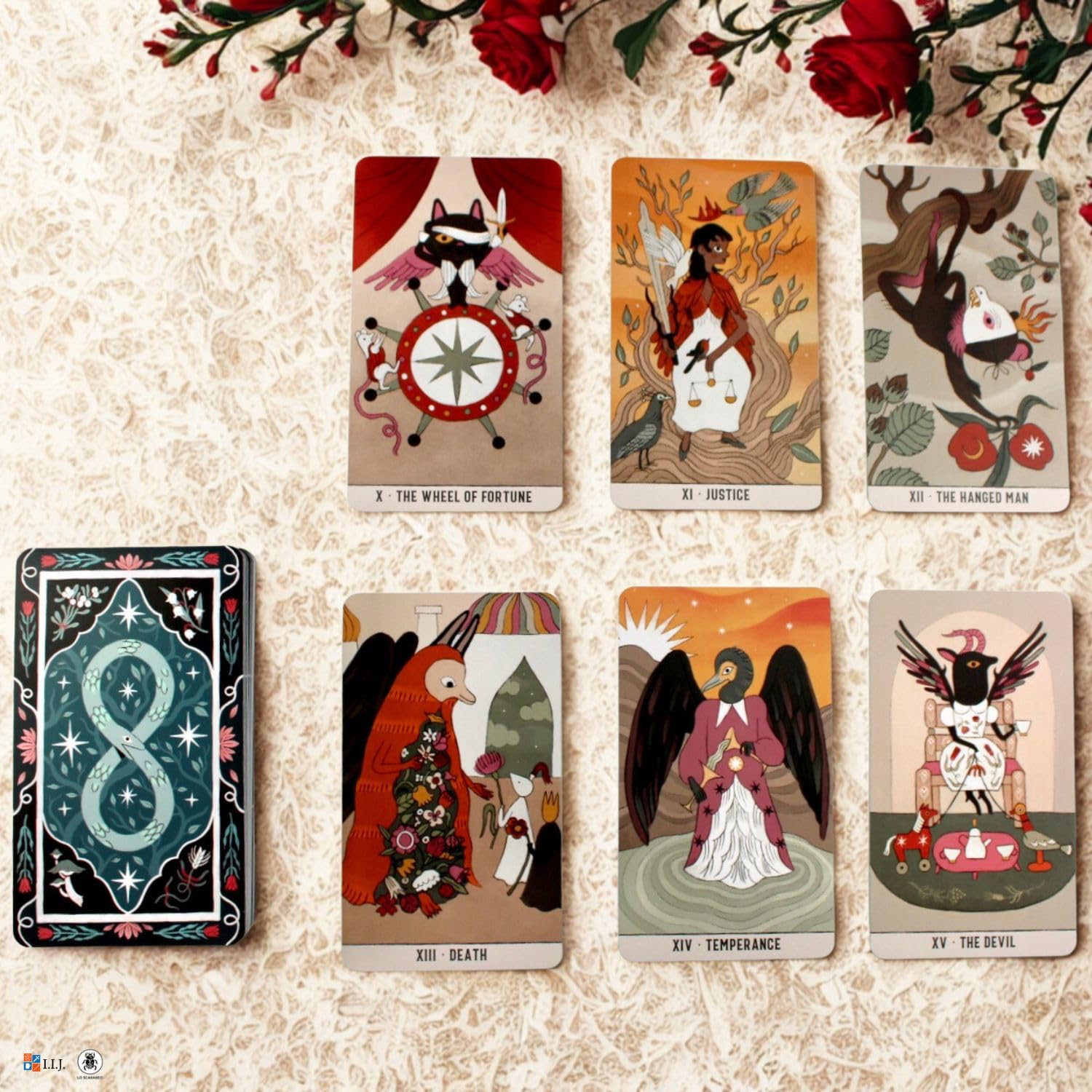 Amazon.co.jp: I.I.J タロットカード ウィキッドムーン・タロット