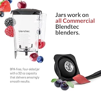 Blendtec Total Classic Original Blender, 90 oz WildSide+ Jar, 24