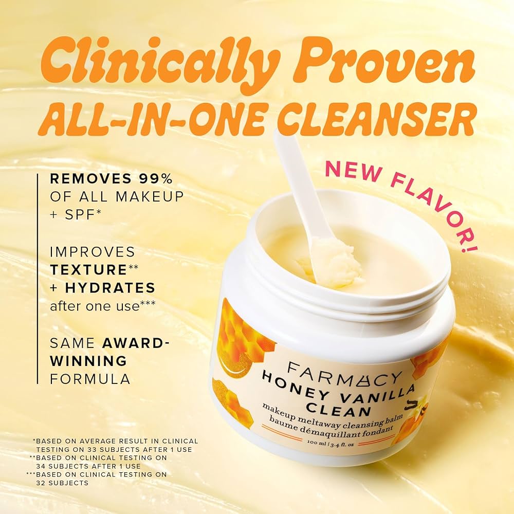 Amazon.com: Farmacy Makeup Remover Cleansing Balm - Honey Vanilla