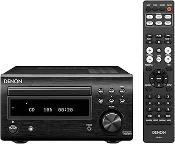 Amazon.co.jp: Denon CDミニコンポ ブラック/チェリー [RCD-M41 + SC
