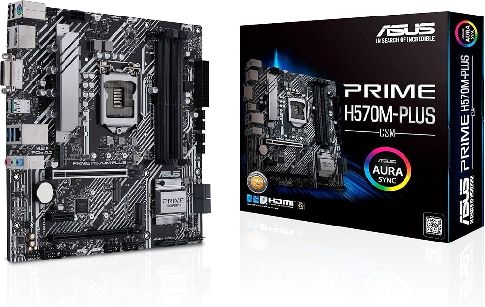 Amazon | ASUS Prime H570M-PLUS/CSM LGA1200 (Intel 第11/第10世代