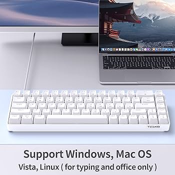 Amazon.com: TMKB T68SE Gaming Keyboard, 60% Mechanical Keyboard