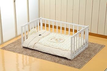 Amazon.co.jp: ヤマサキ おふとんサークル(ひのきすのこ床板付き