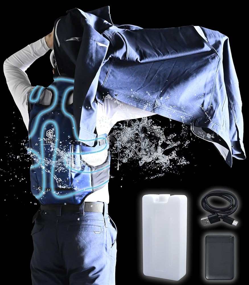 Amazon.co.jp: [山善] 【2024年モデル】 水冷服 ベスト 冷水服
