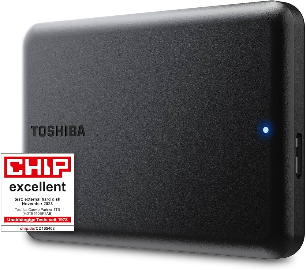 Toshiba Canvio Partner 1 TB taşınabilir 2, 5 inç harici HDD, USB