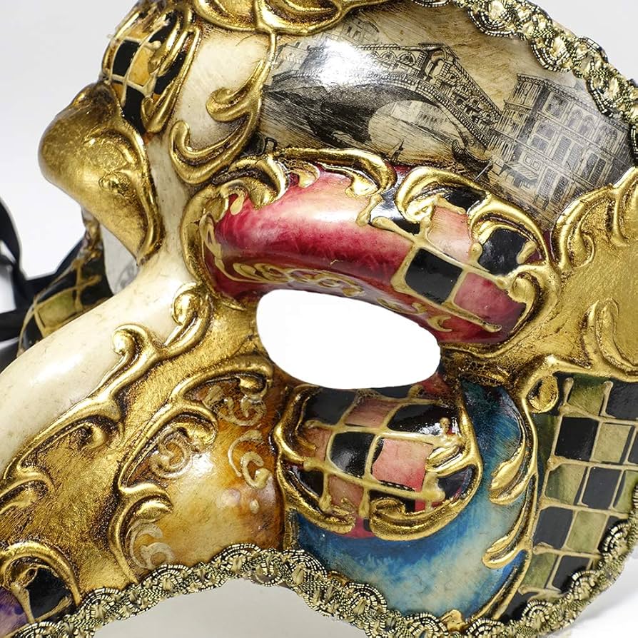 Amazon.co.jp: イタリー製 マスケラ 仮面 【Capitano】カピターノ 隊長