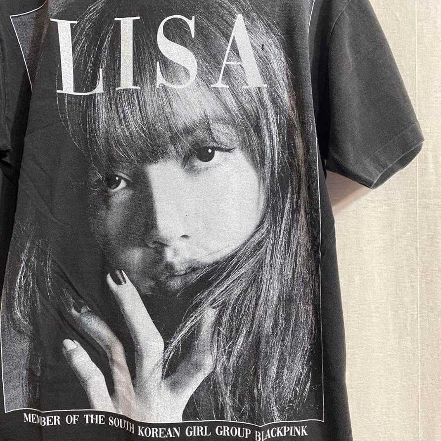 Amazon.co.jp: BLACK PINK LISA ブートレグ Tシャツ L ブラックピンク